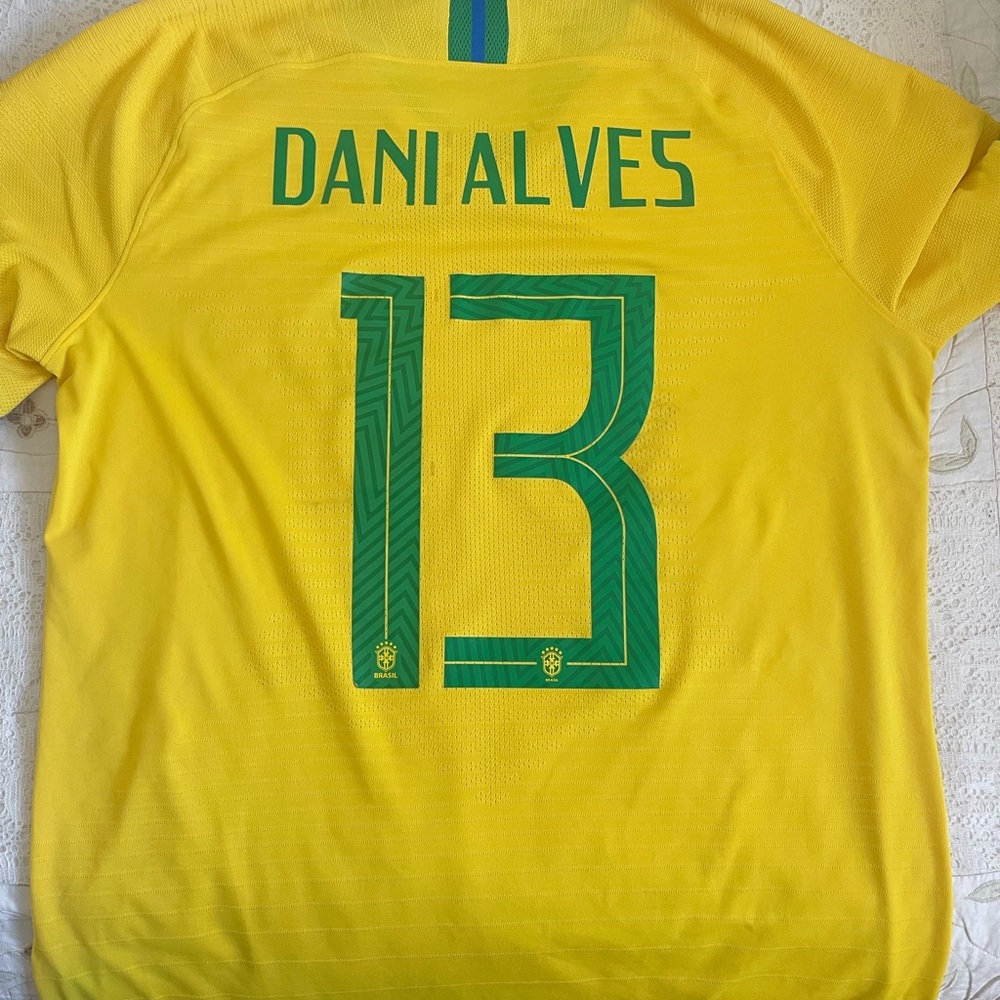 Nike Dani Alves Brasil Home Jersey